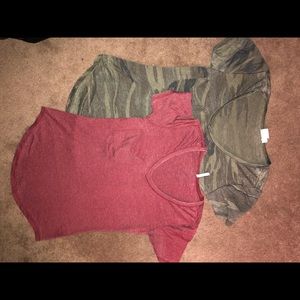 Lot of two super soft Z Supply tees.